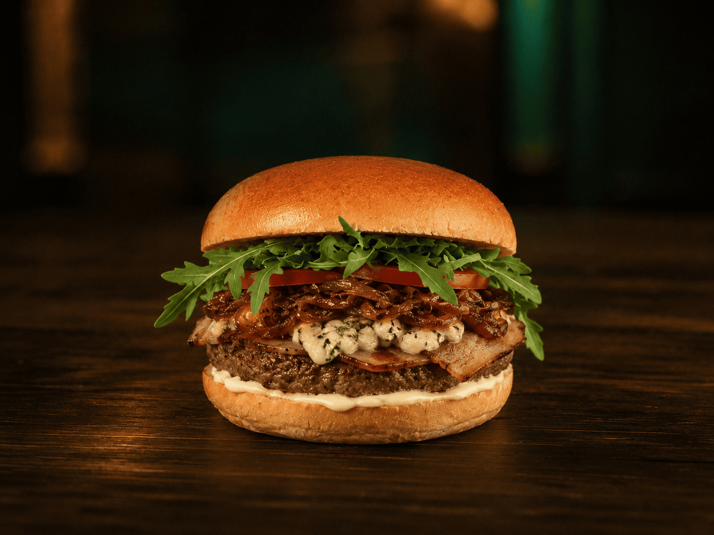 burger au fromage Le Gourmand Fourme d'Ambert