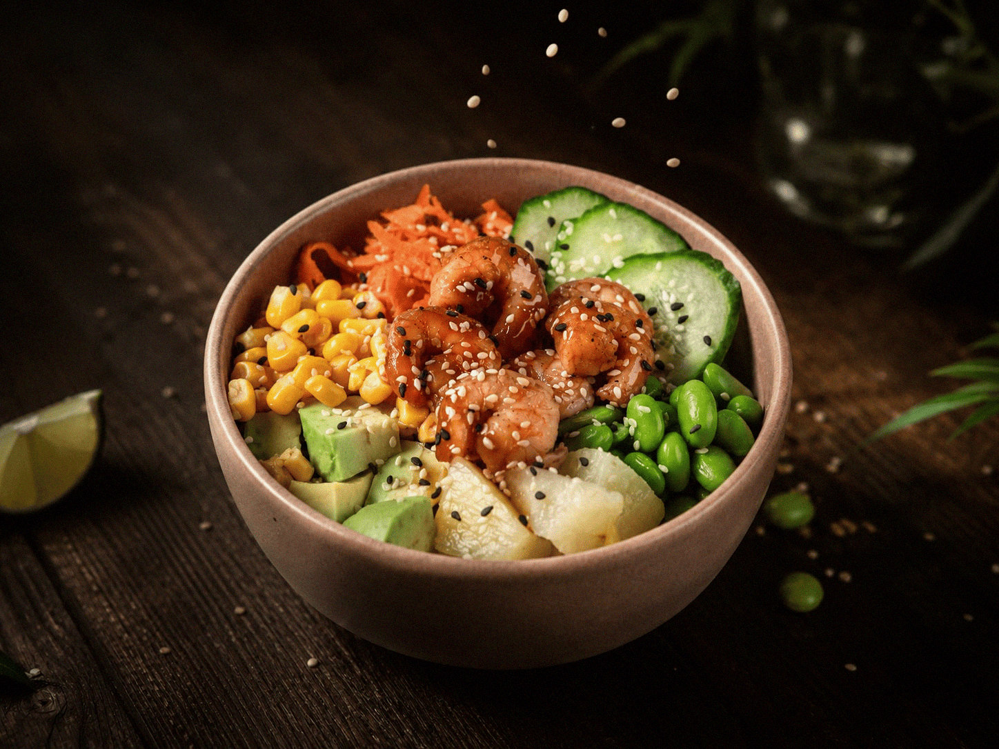 Poké Crevette Ananas